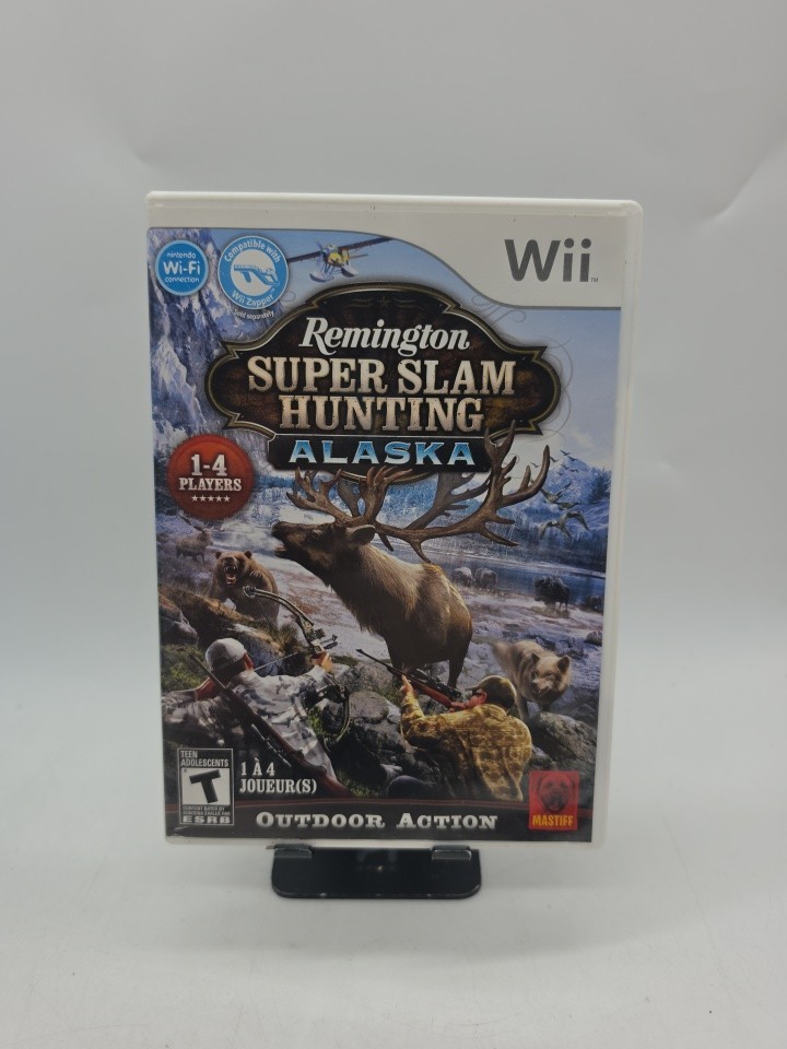 Nintendo Wii Remington Super Slam Hunting Alaska Wii Cib Complete Mint Tested