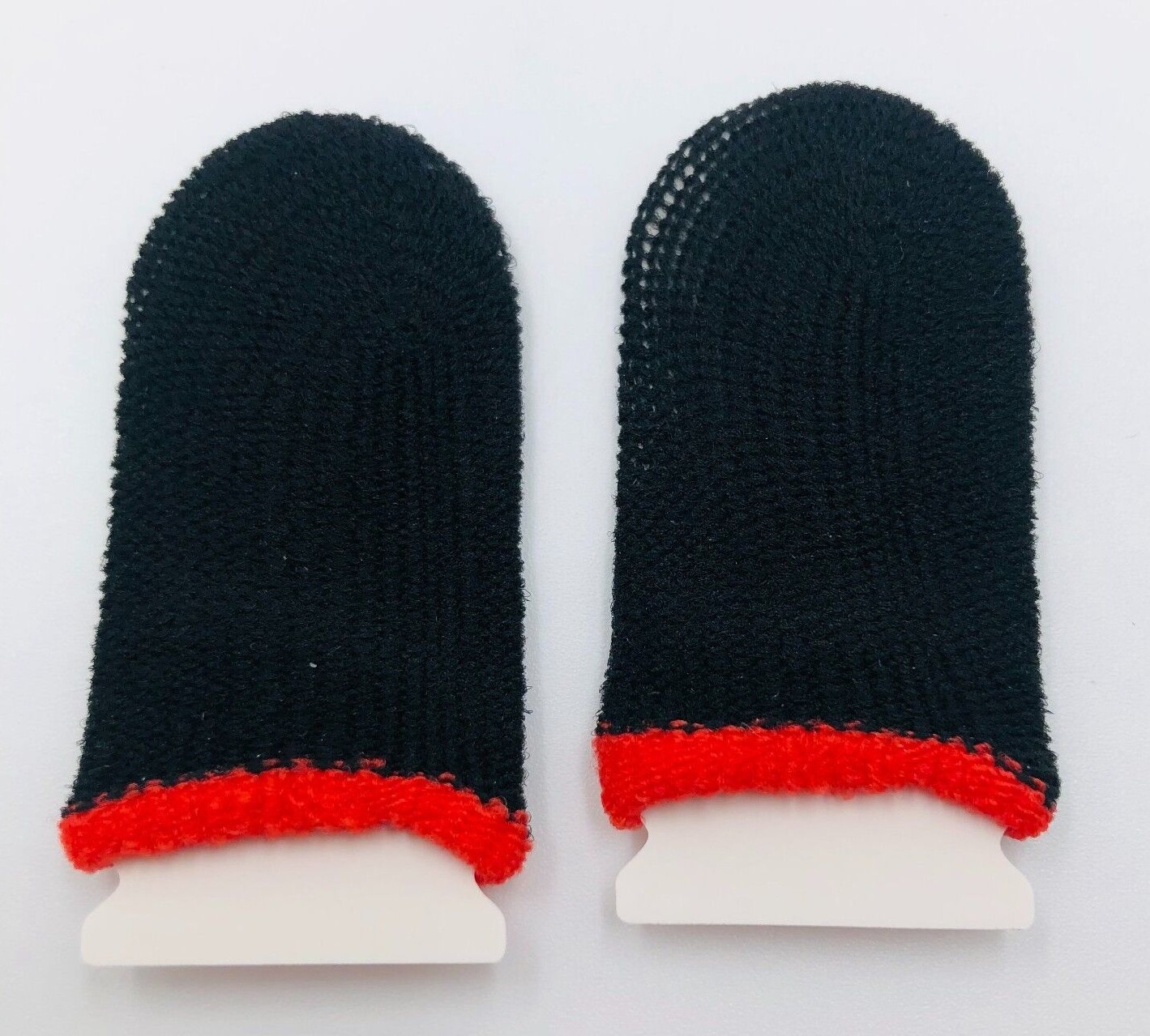 Gaming Finger Covers Sweat Proof Game Controller Phone Thumb Sleeve Red Black