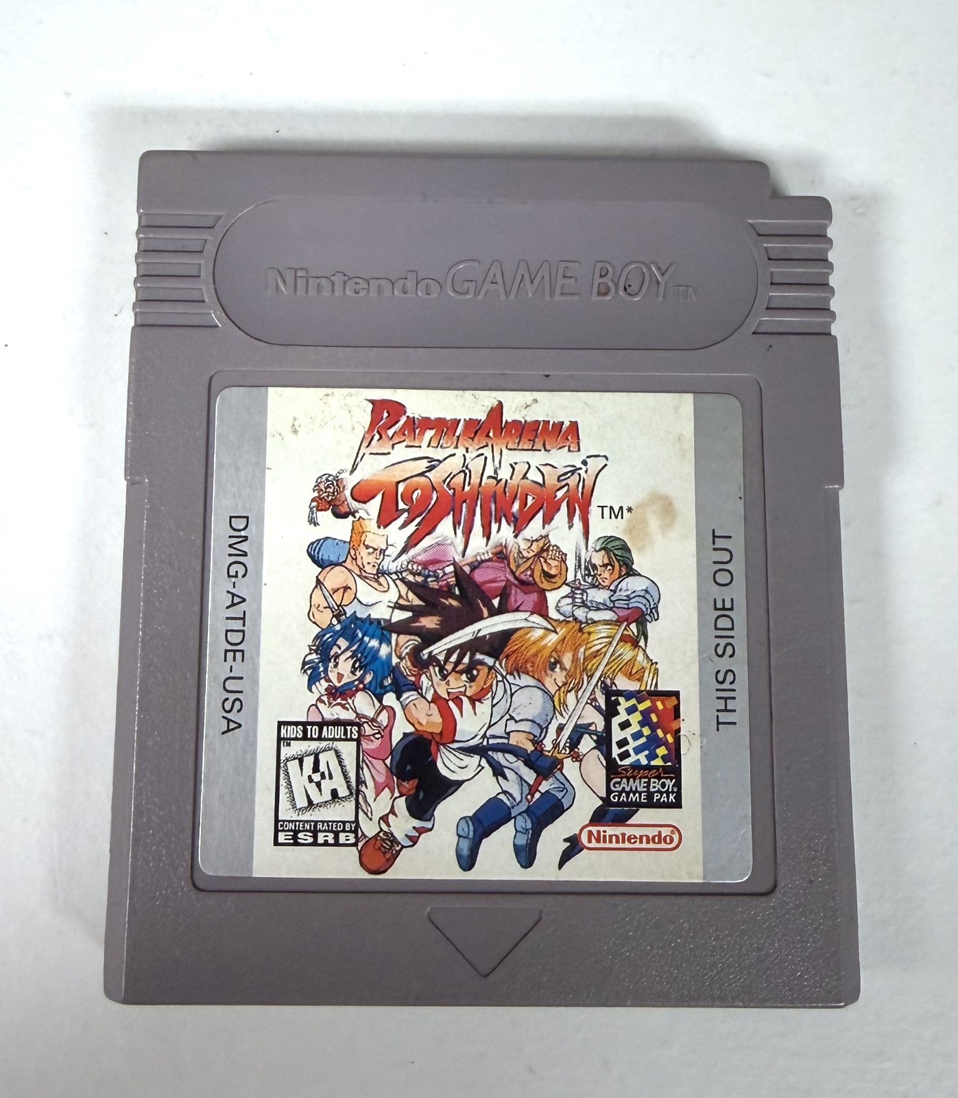 Battle Arena Toshinden Nintendo GameBoy Authentic Cart Only  TESTED