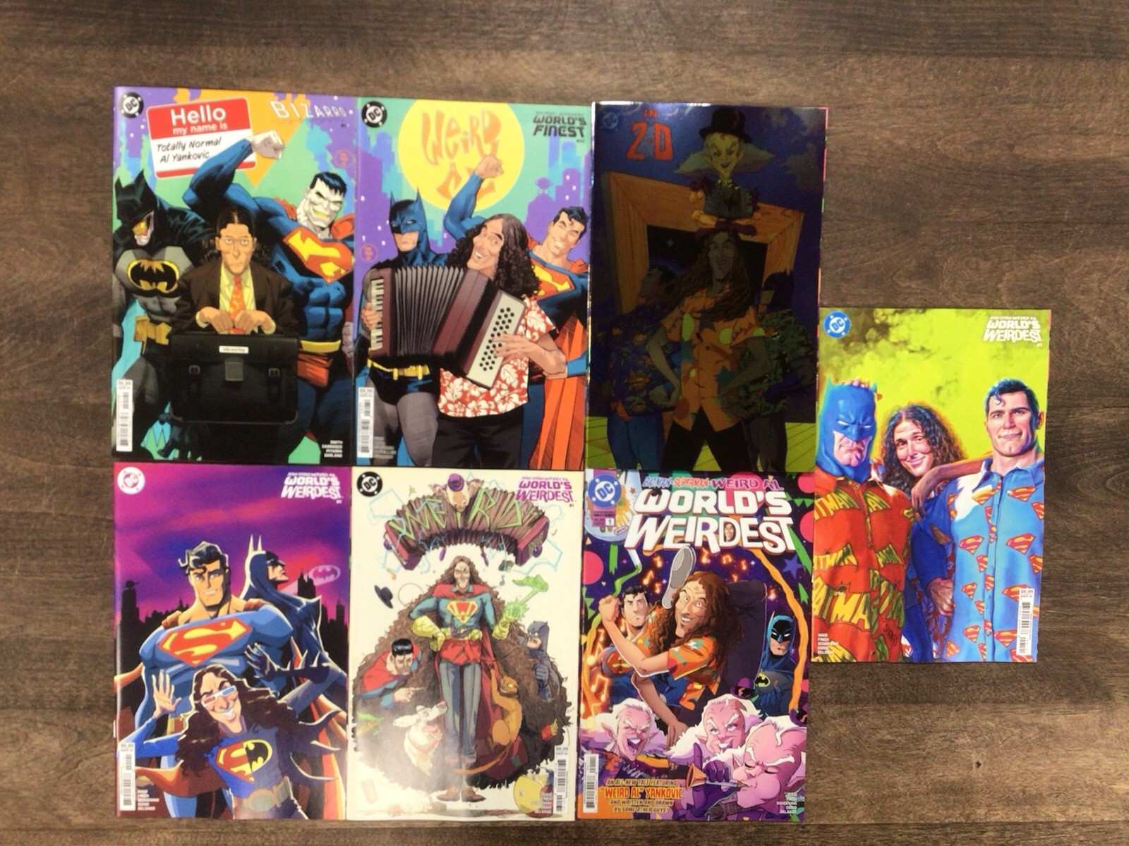 Complete DC Comics Weird Al Yankovic LOT - Worlds Finest + Weirdest + Bizzaro