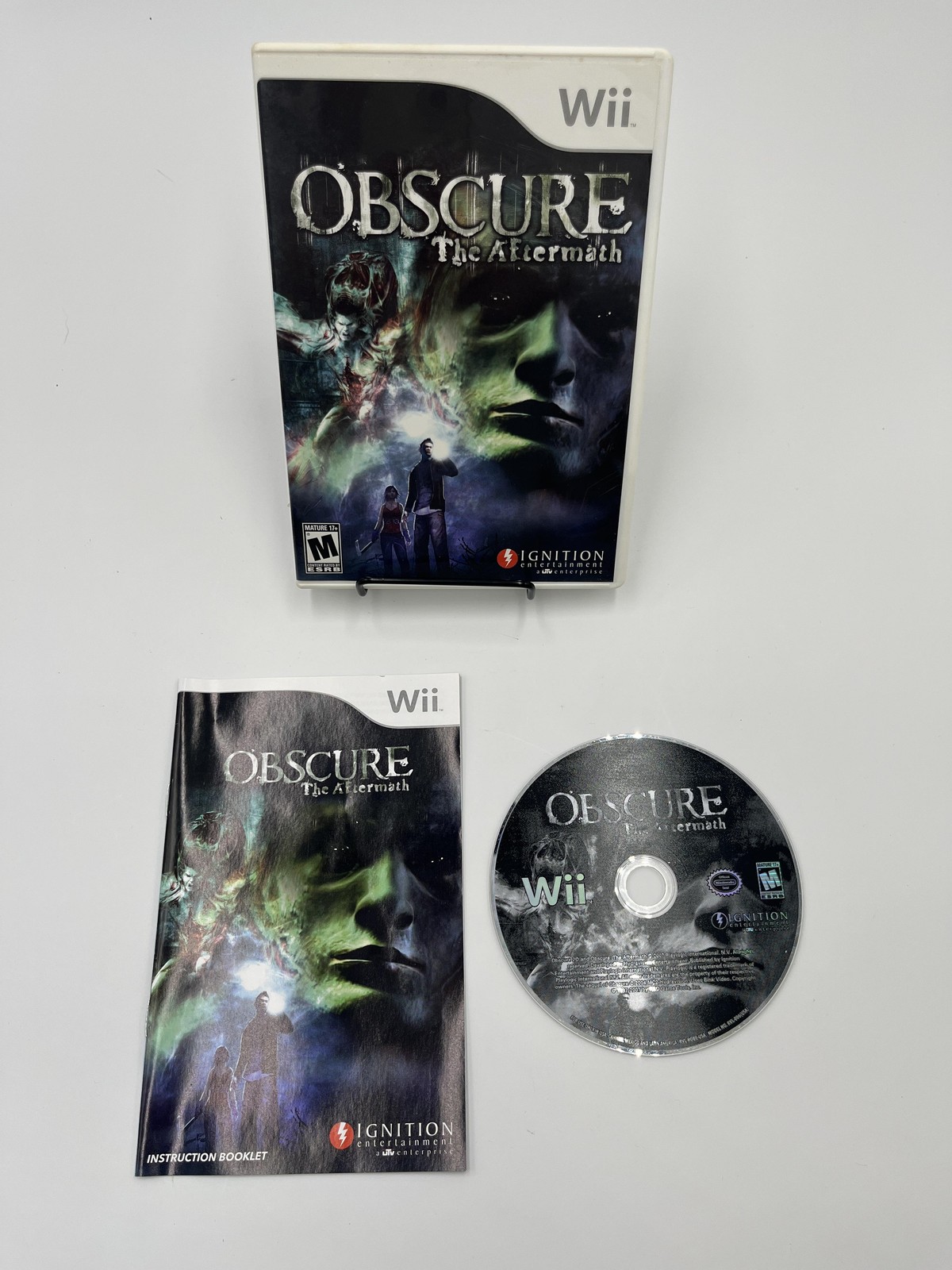 Obscure The Aftermath Nintendo Wii Game Complete In Box Manual CIB Ignition