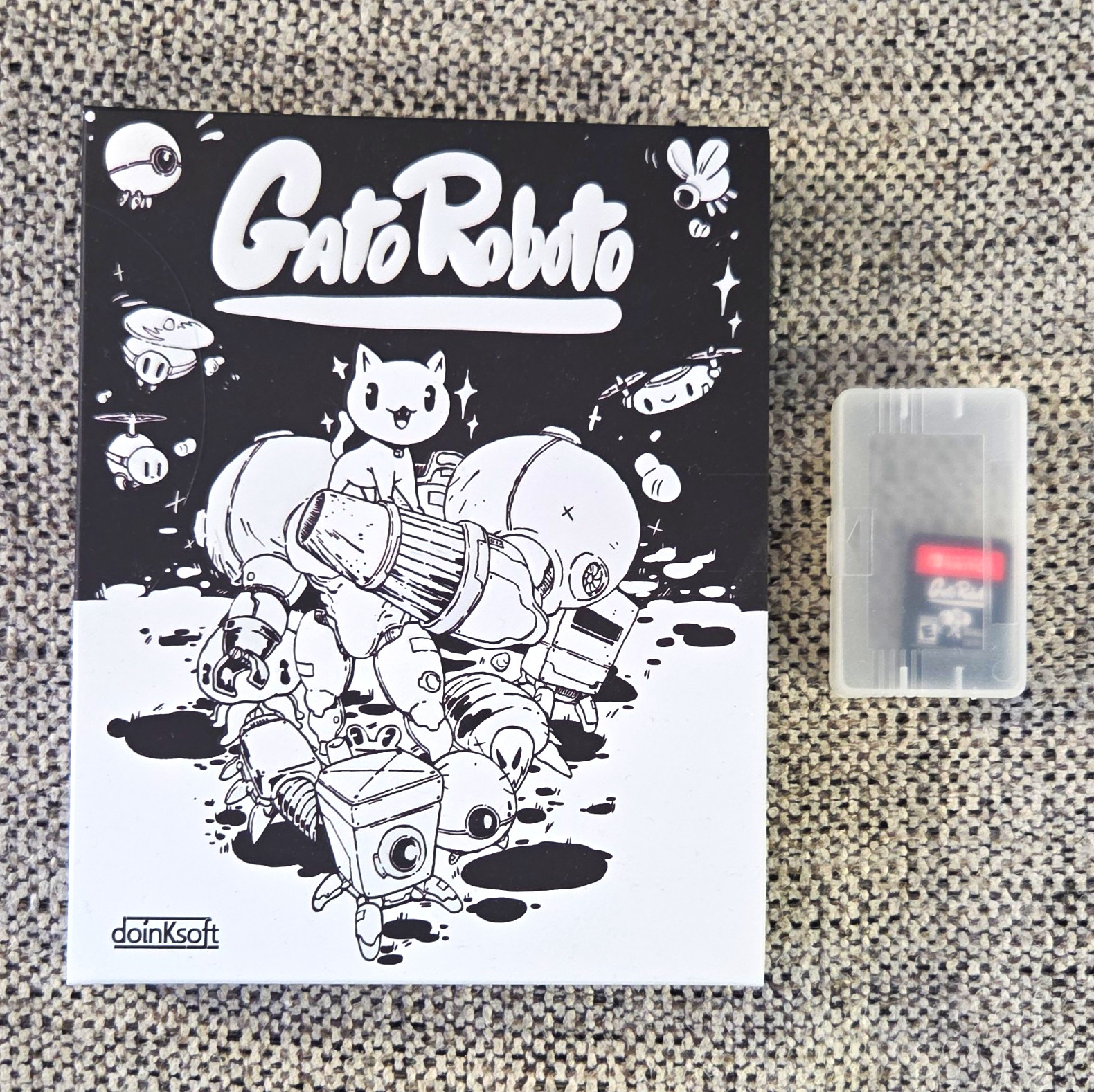 Gato Roboto Nintendo Switch Special Reserve Cib W/Updated Cartridge #125/7500