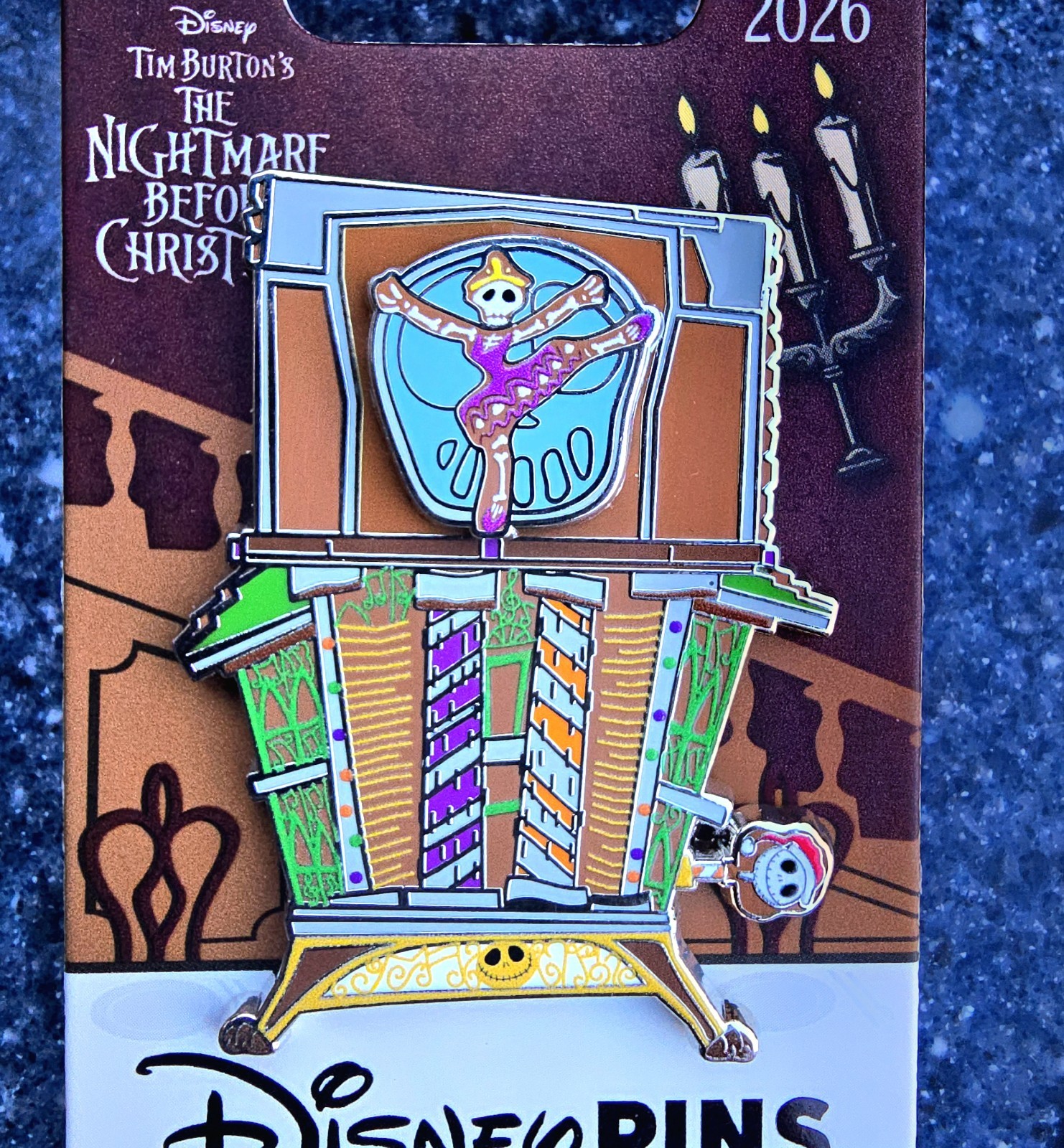 Disney Tim Burton's NBC Haunted Mansion Holiday 2026 LR Pin