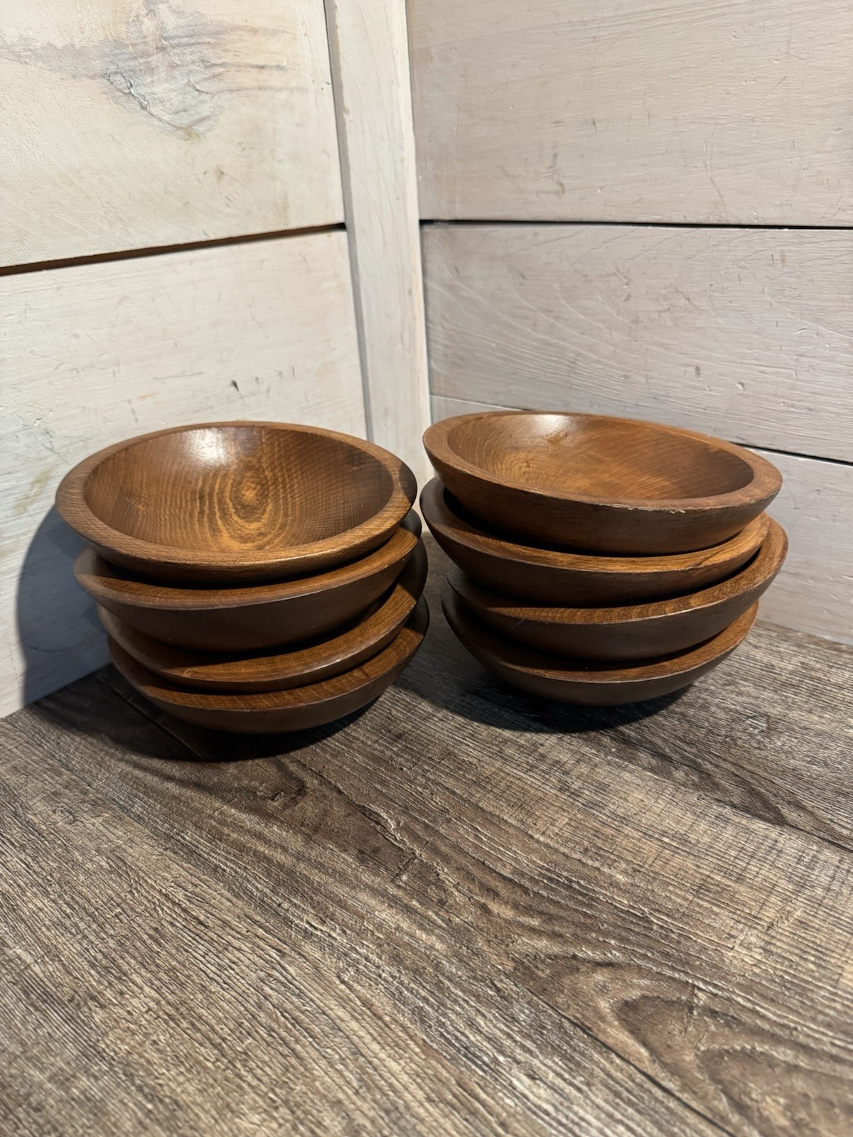 Lot of 8 Vintage Woodcroftery Hand-turned Maple 6