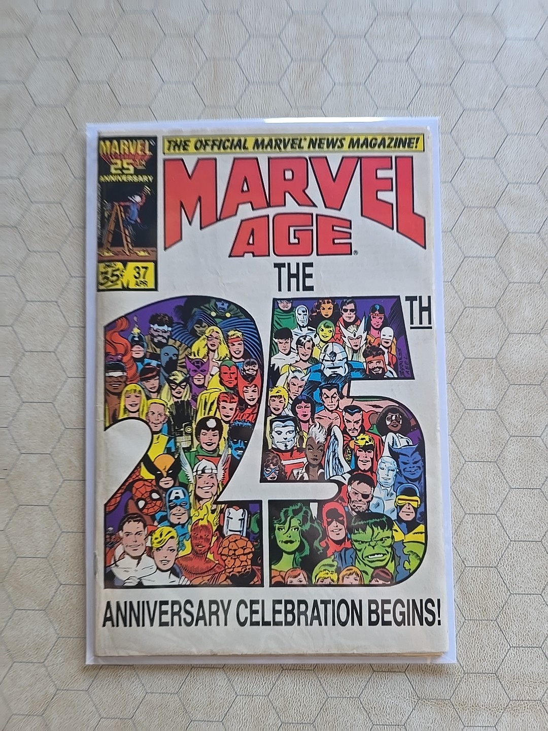 Marvel Age the 25th Anniversary Celebration Begins #37 April 1985