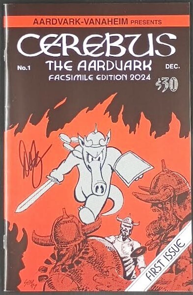 Cerebus the Aardvark #1 Facsimile Edition Signed by Dave Sim NM