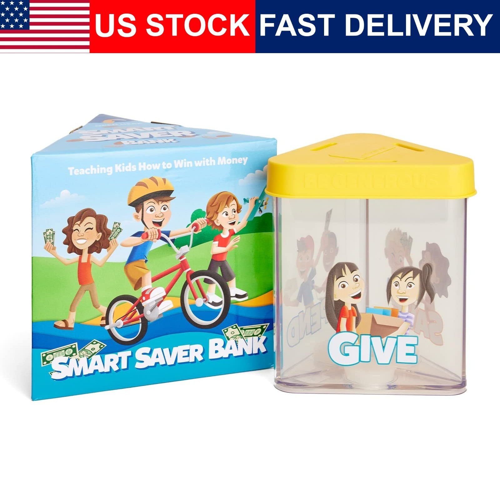 Smart Saver Bank Teaching Kids How to Win with Money Dave Ramsey New