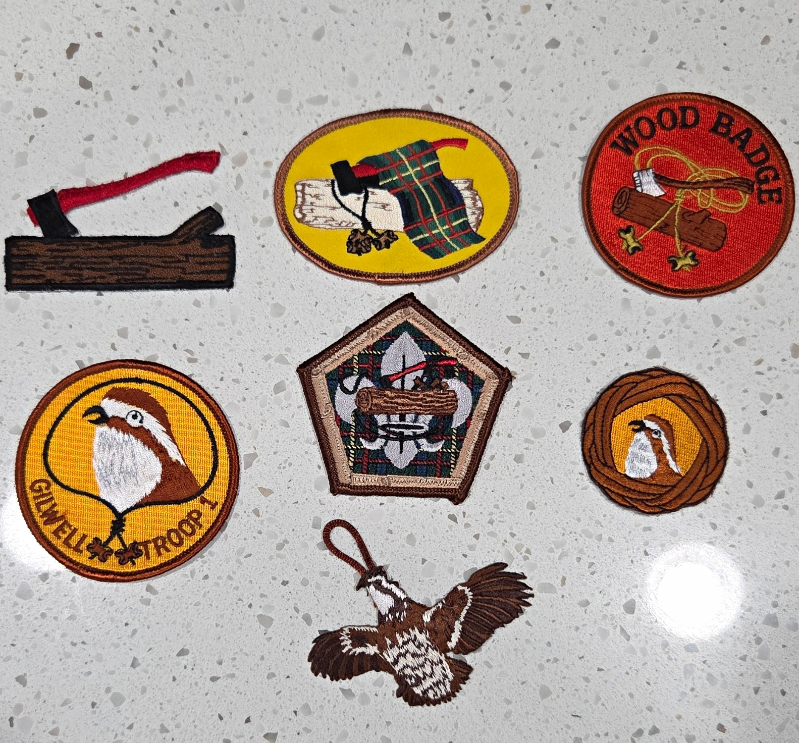 Boy Scout Woodbadge Patches