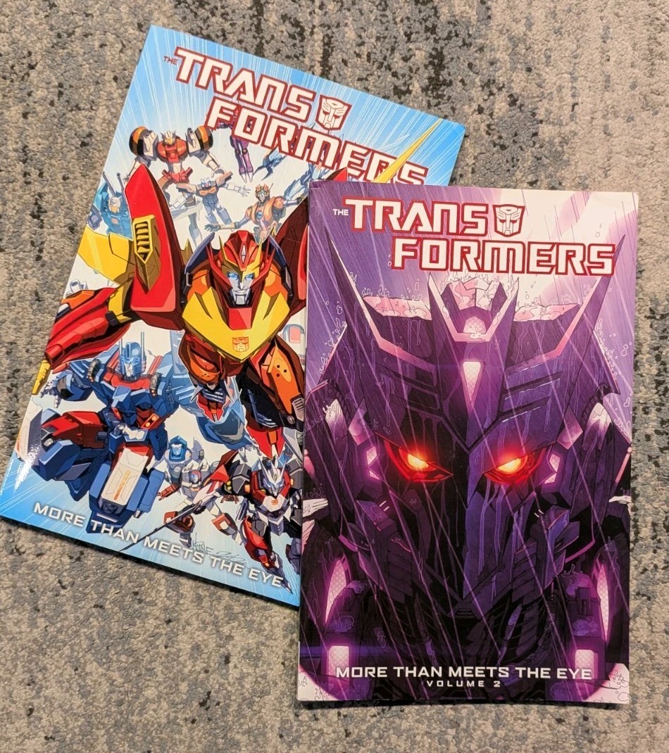 The Transformers: More Than Meets The Eye Volumes 1 + 2 Paperback 1st Print 2012