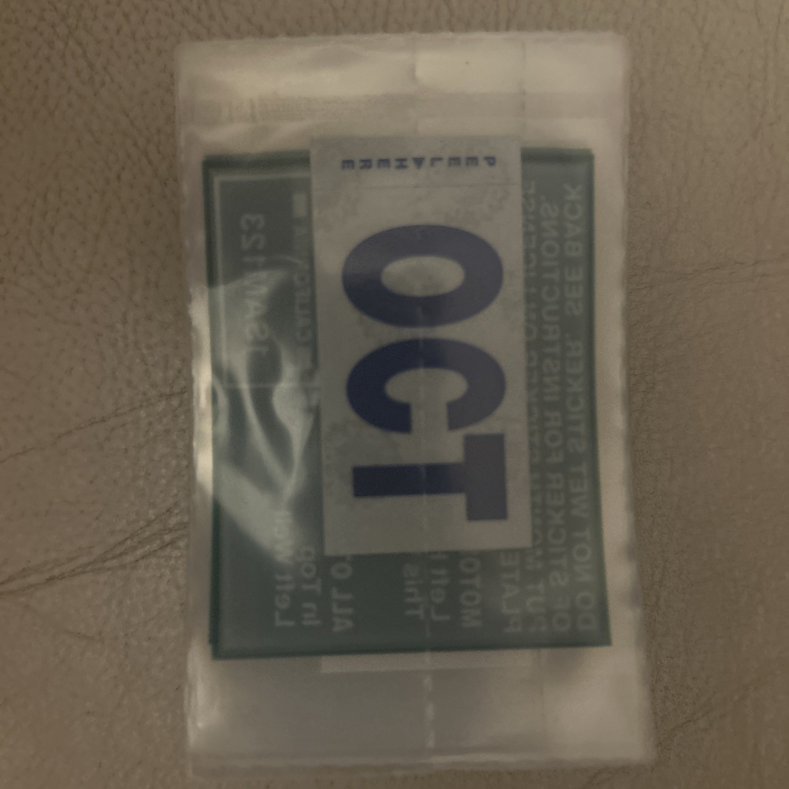 California DMV License Plate Sticker, October Monthly Edition