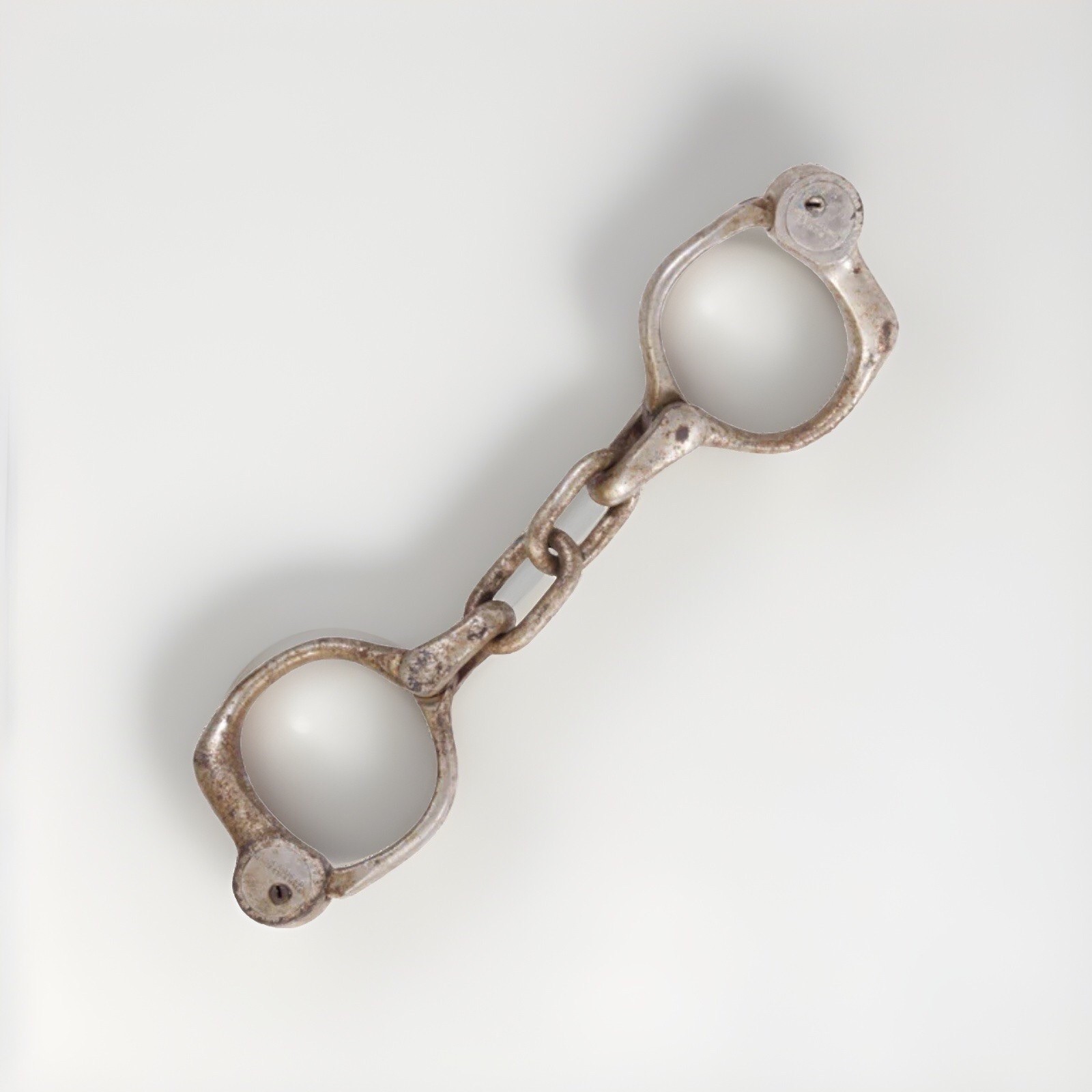 NO KEY Super Rare H&R Arms 1800s Antique Historic Handcuffs Collector Item