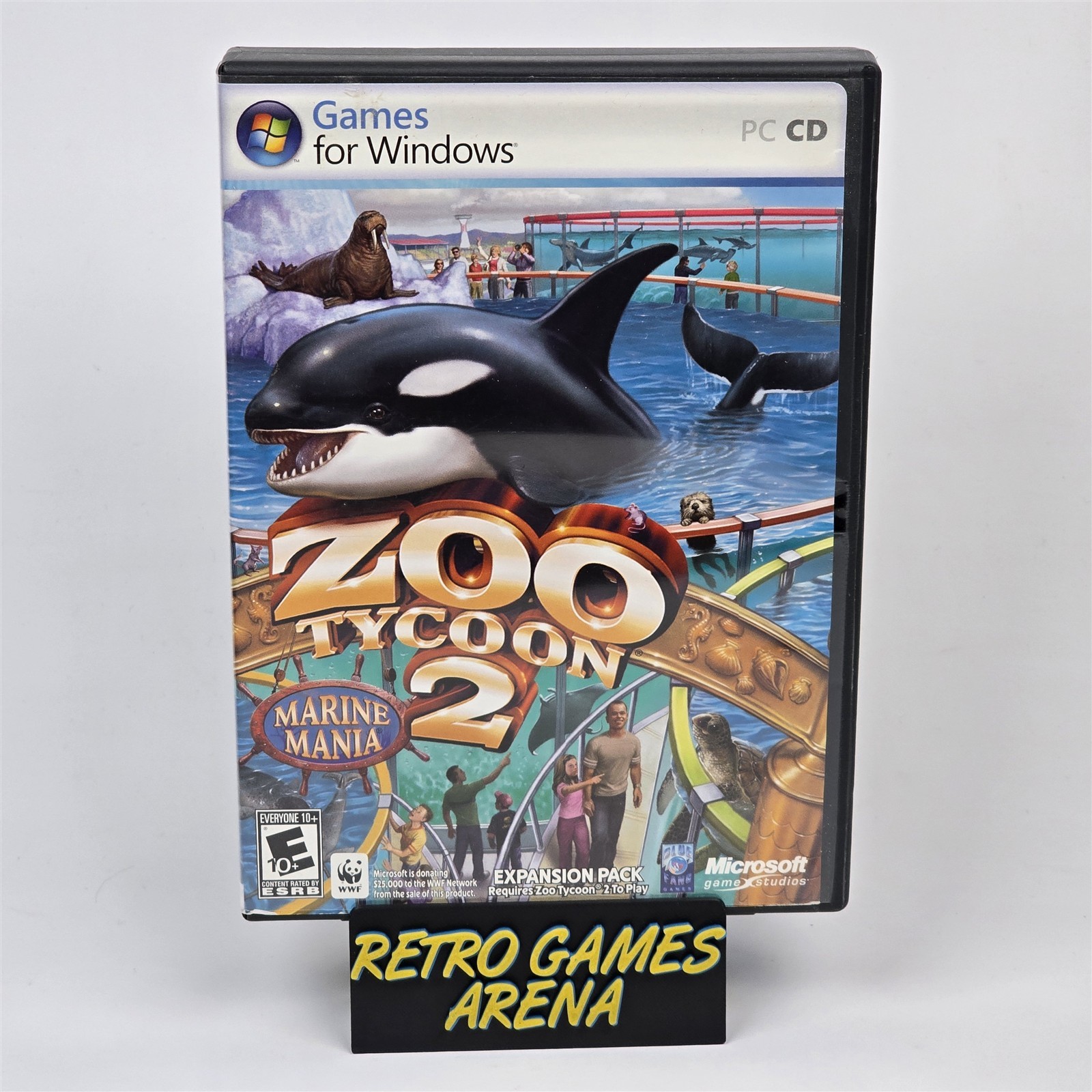 Zoo Tycoon 2: Marine Mania (PC CD-ROM) CIB COMPLETE