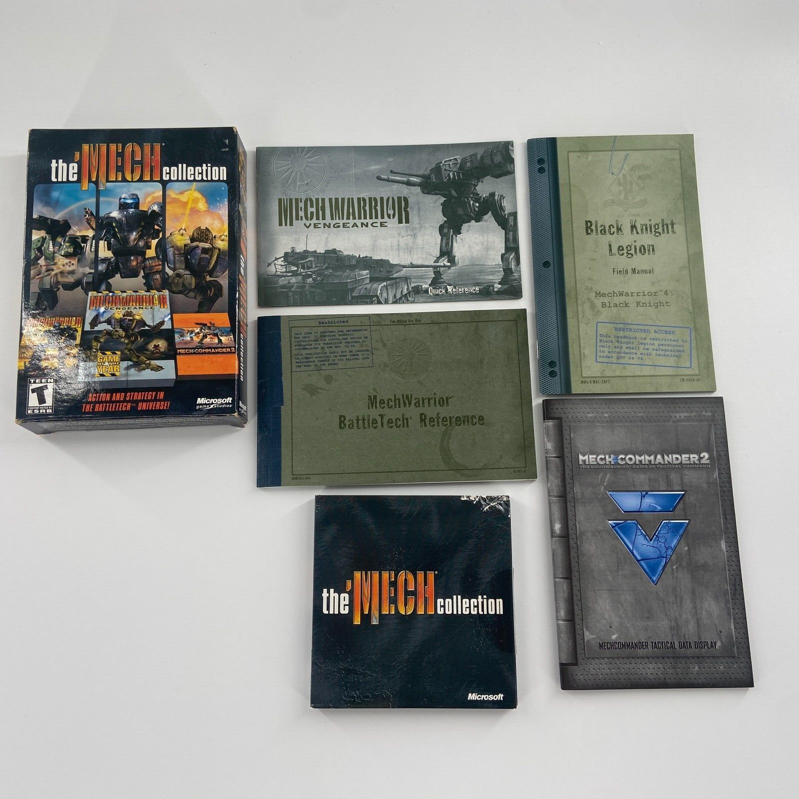 The Mech Collection Mechwarrior 1 2 Black Knight Complete CIB PC Box Windows