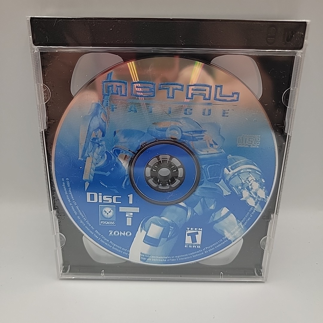 Metal Fatigue PC CD-ROM 2 Disc Set Game Zono Psygnosis Sealed