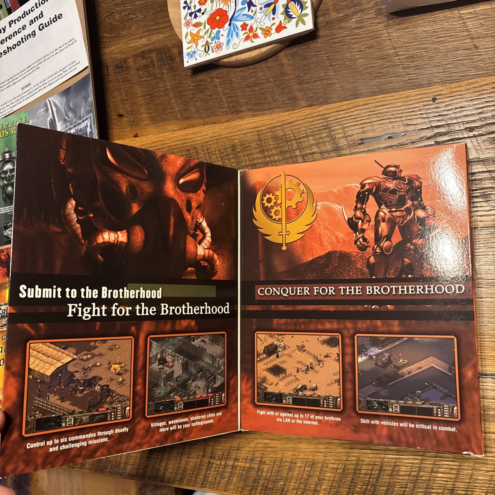 Fallout Tactics: Brotherhood of Steel (PC, 2001) Big box