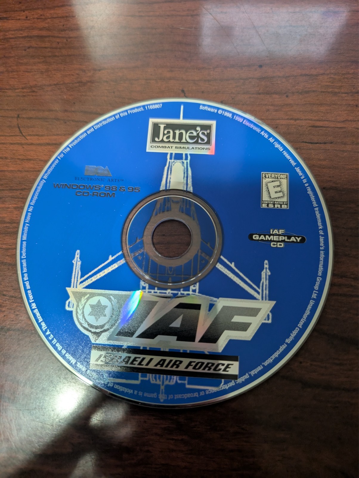 Jane's Combat Simulations: Israeli Air Force (PC, 1998) NO TRACKING - DISC 7186
