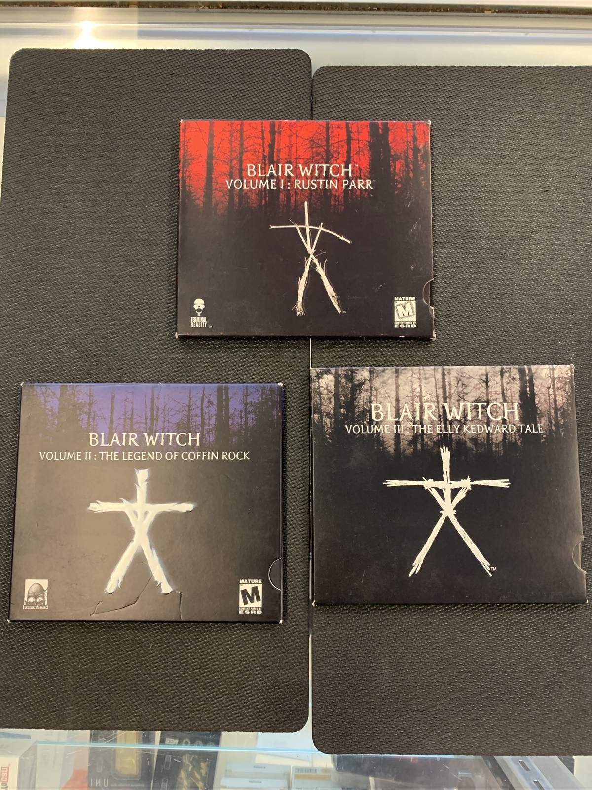 The Blair Witch Project Series Volume 1-3 (PC, 2001) Rare 3 Disc Set