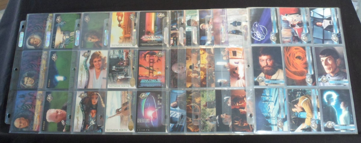 Star Trek Cinema 2000 (Skybox) MINI-MASTER Set of 117 Cards/Base & 5 Chase Sets