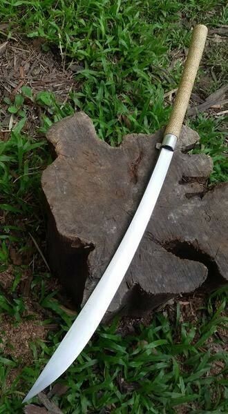 Outstanding HUNTEX ART -CUSTOME HANDMADE 27\'\' KATANA SWORD WITH LEATHER SHEATH 