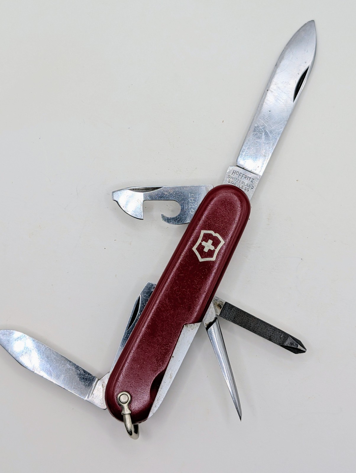 Vintage Victorinox Tinker HOFFRITZ 84mm 1952-57 Victoria Oficier  Swiss Army SAK