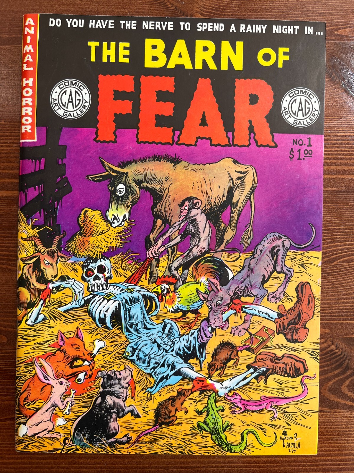 The Barn of Fear #1 1977: Comic Art Gallery, underground comix/comics