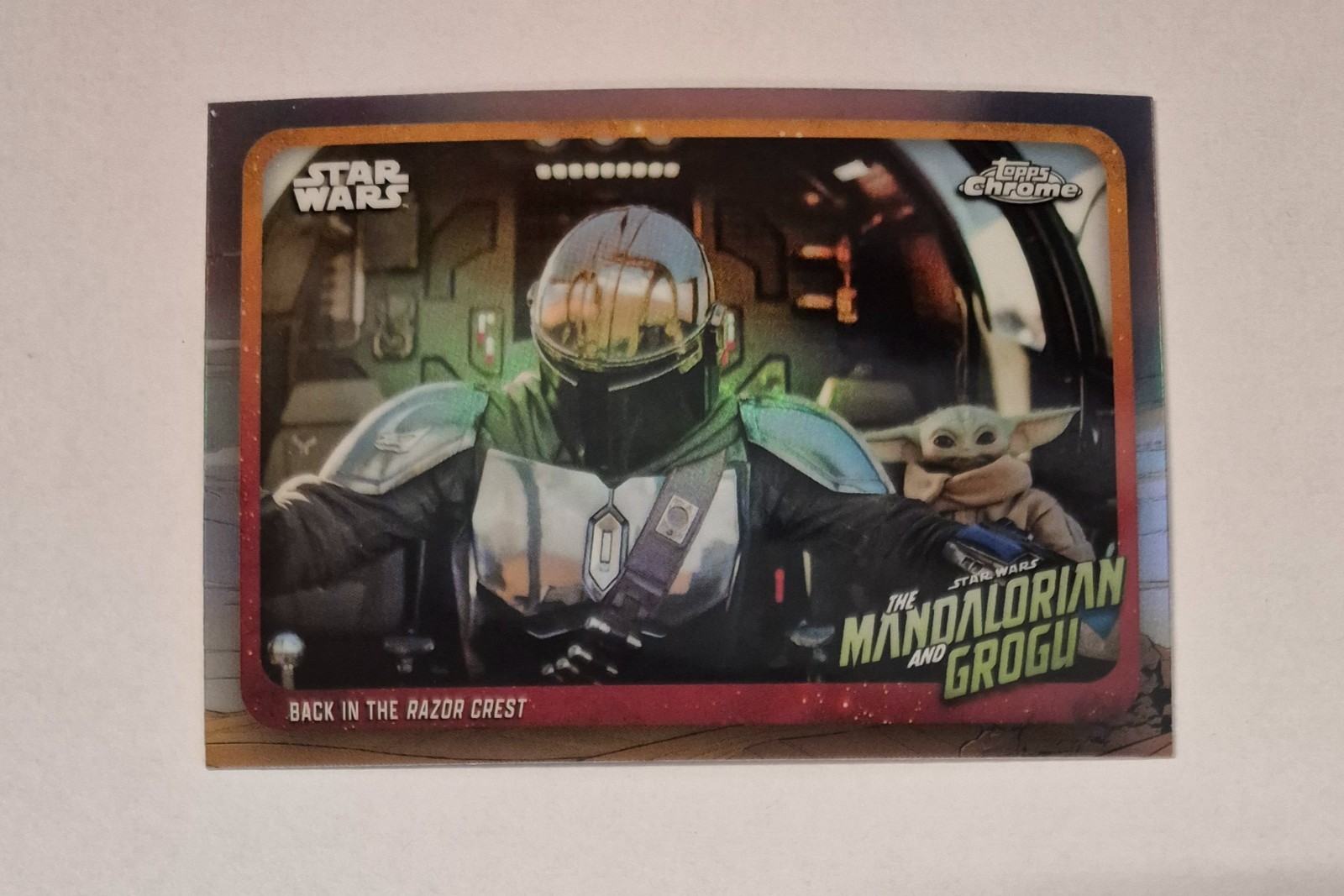 Topps 2024 Topps Chrome Star Wars Mandalorian & Grogu Insert MAGR-10