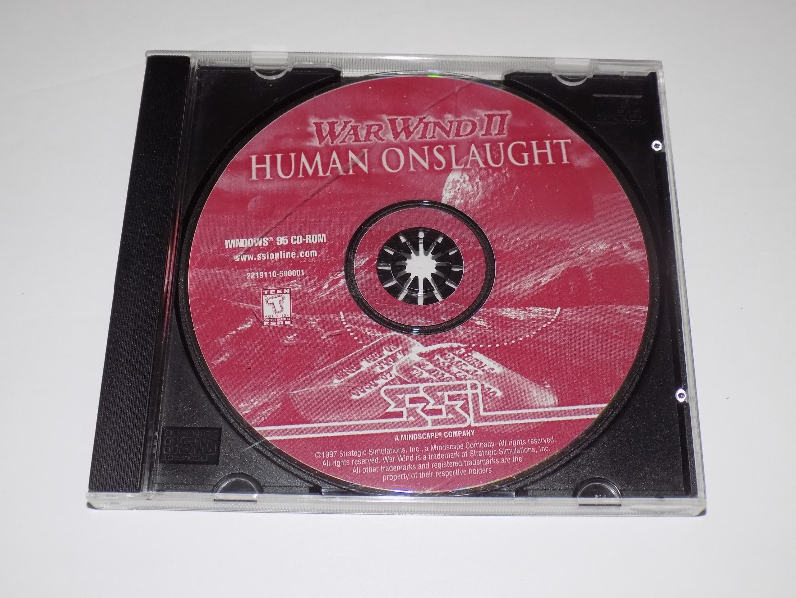 Human Onslaught PC CD-Rom Game  w/Jewel Case RTS War Wind II