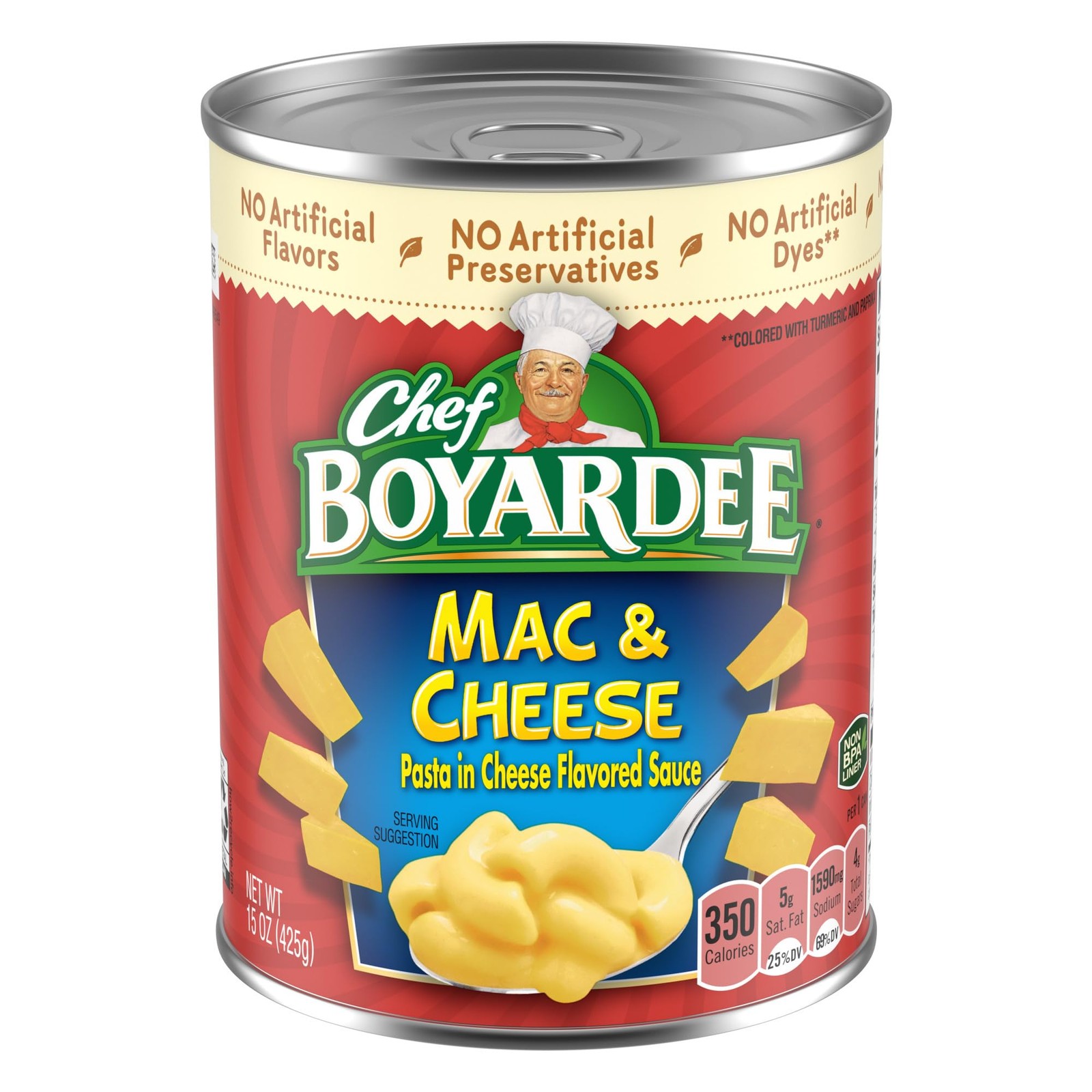 Chef Boyardee Mac & Cheese, 15 oz 15 Ounce (Pack of 1)