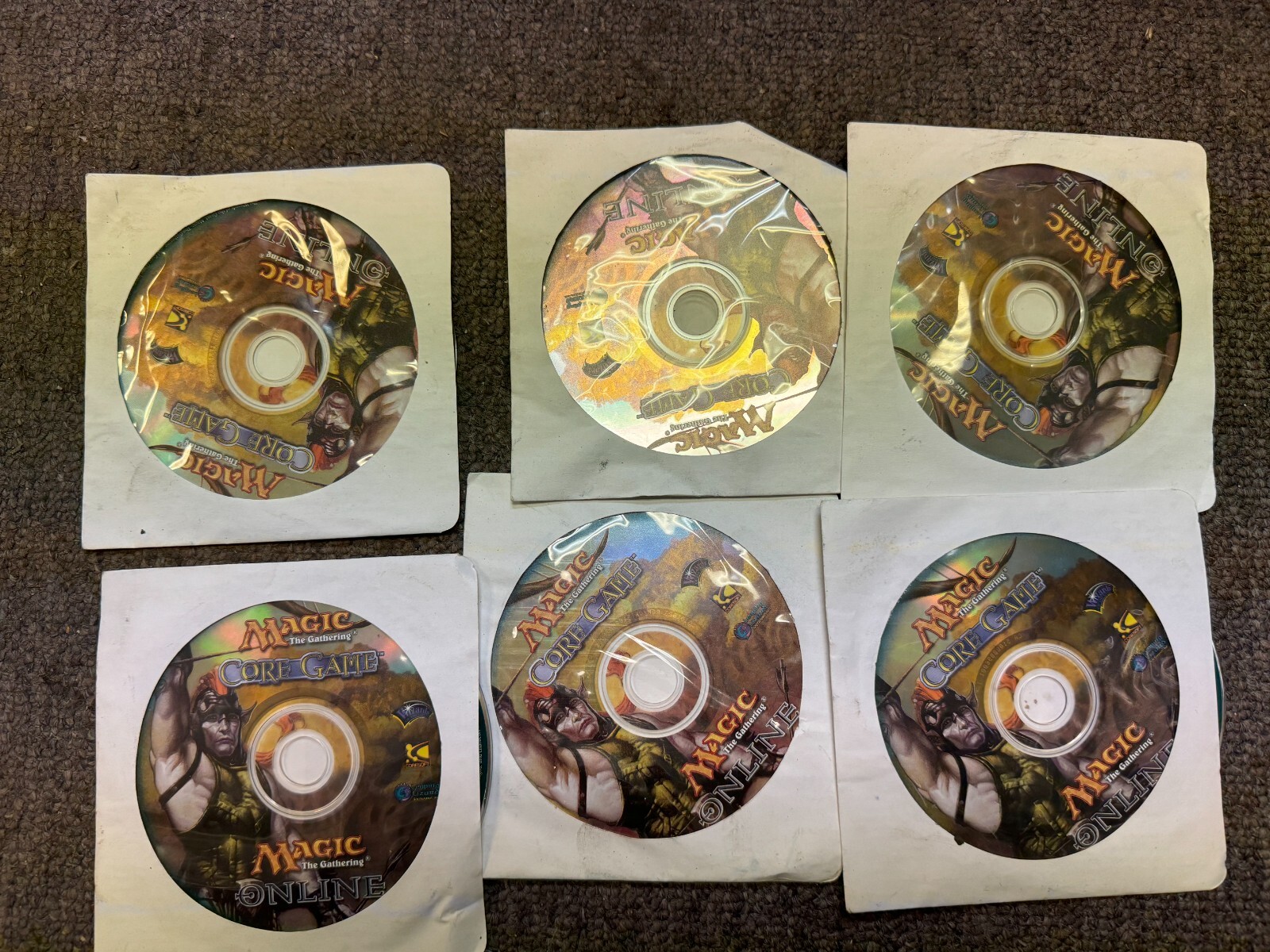 MTG Magic The Gathering Core Online Game PC Game - CD Only Lot of 6