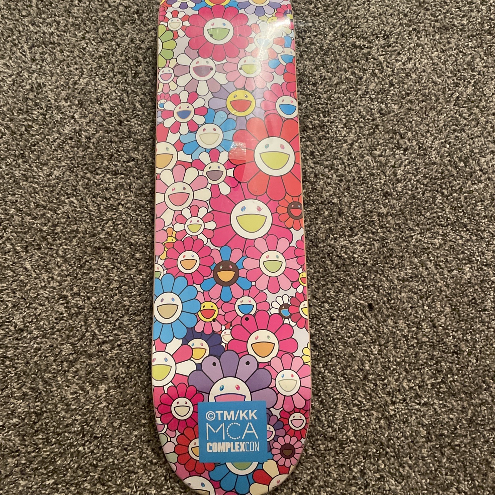 *EXCLUSIVE* Takashi Murakmai Flower Skateboard Deck Blue Complex Con