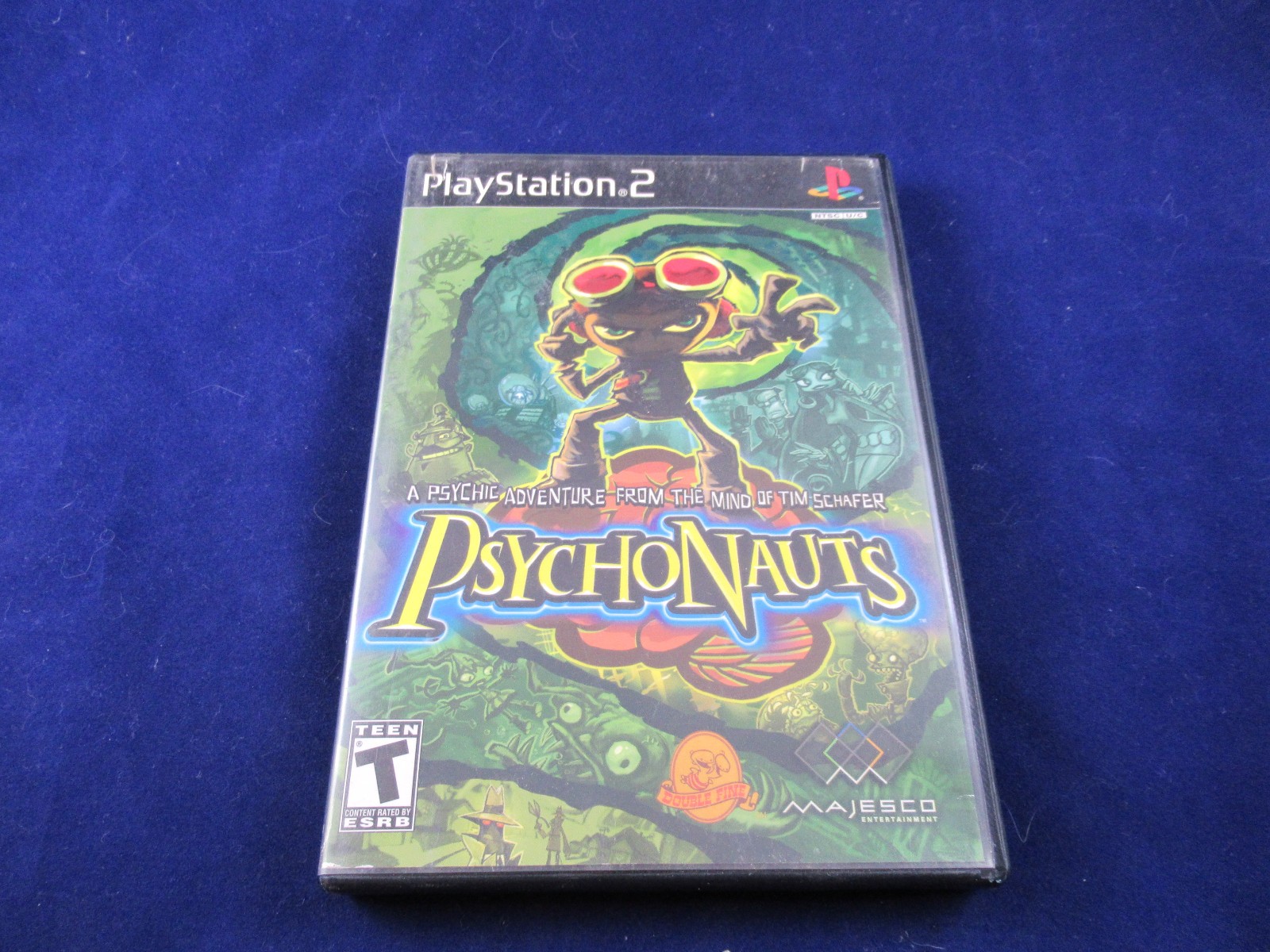 Psychonauts (Sony PlayStation 2, 2005) *In Case No Manual - Tested*