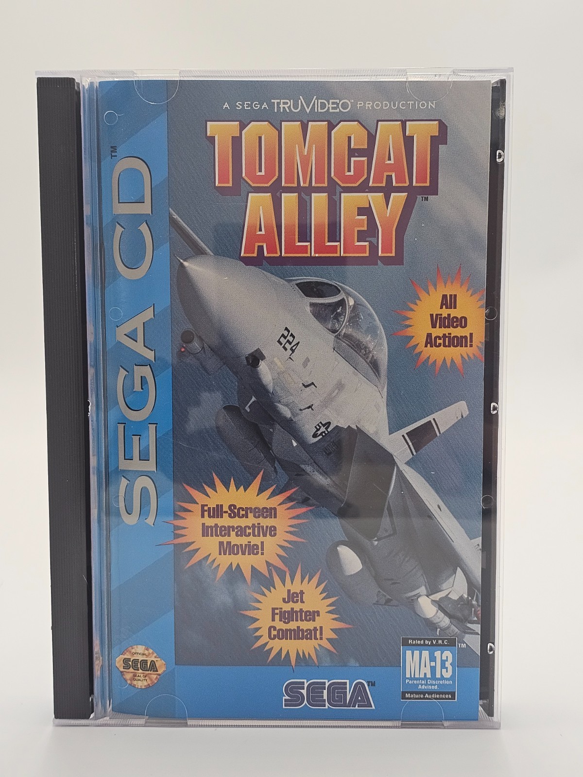 Sega CD Tomcat Alley CIB Cleaned & Tested
