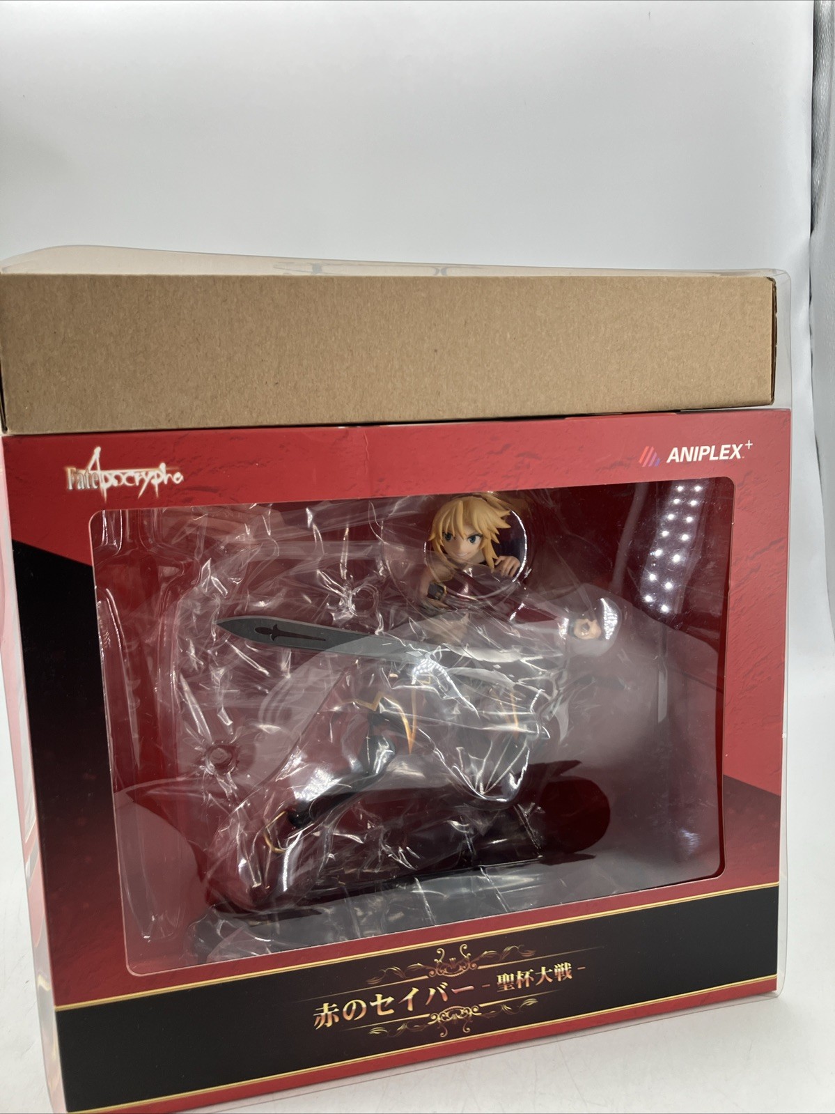 Figure Red Saber Holy Grail War Fate / Apocrypha 1/7 PVC ANIPLEX Limited