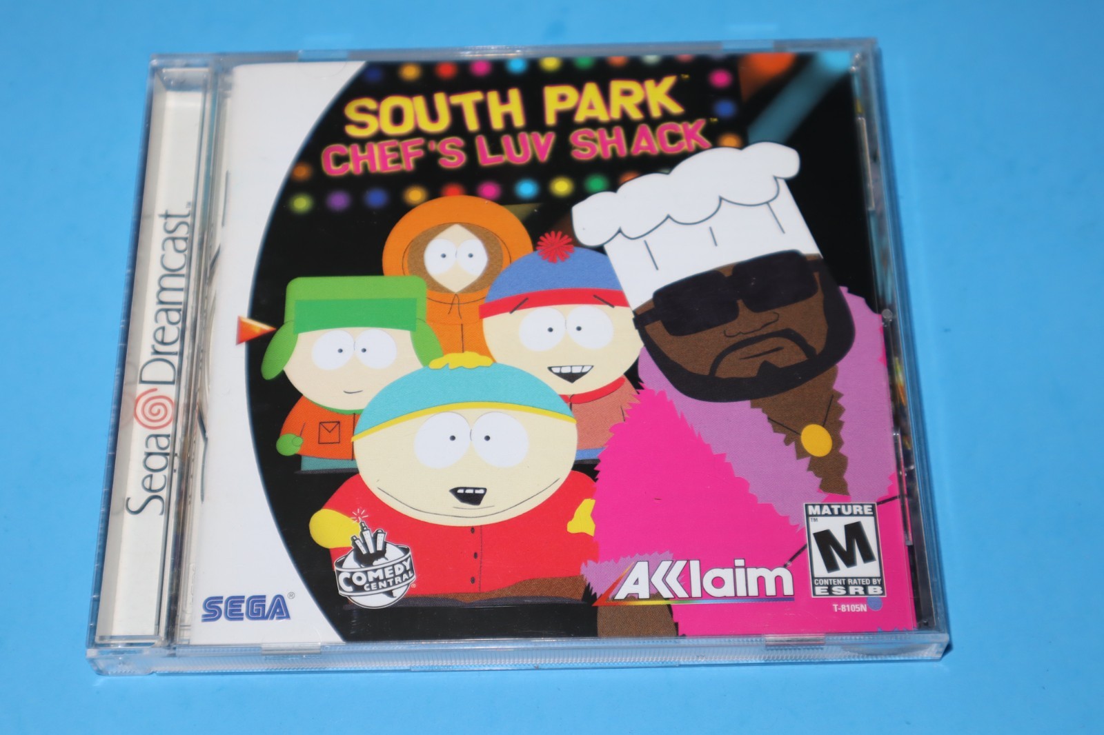 SOUTH PARK CHEF\'S LUV SHACK FOR SEGA DREAMCAST COMPLETE & TESTED