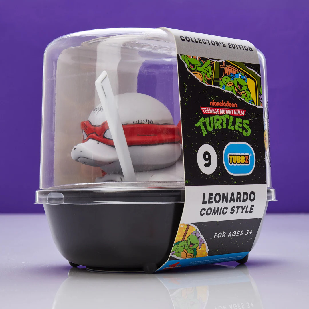 TUBBZ 1ST EDITION Teenage Mutant Ninja Turtles Leonardo Comic  Duck Figure JEEP