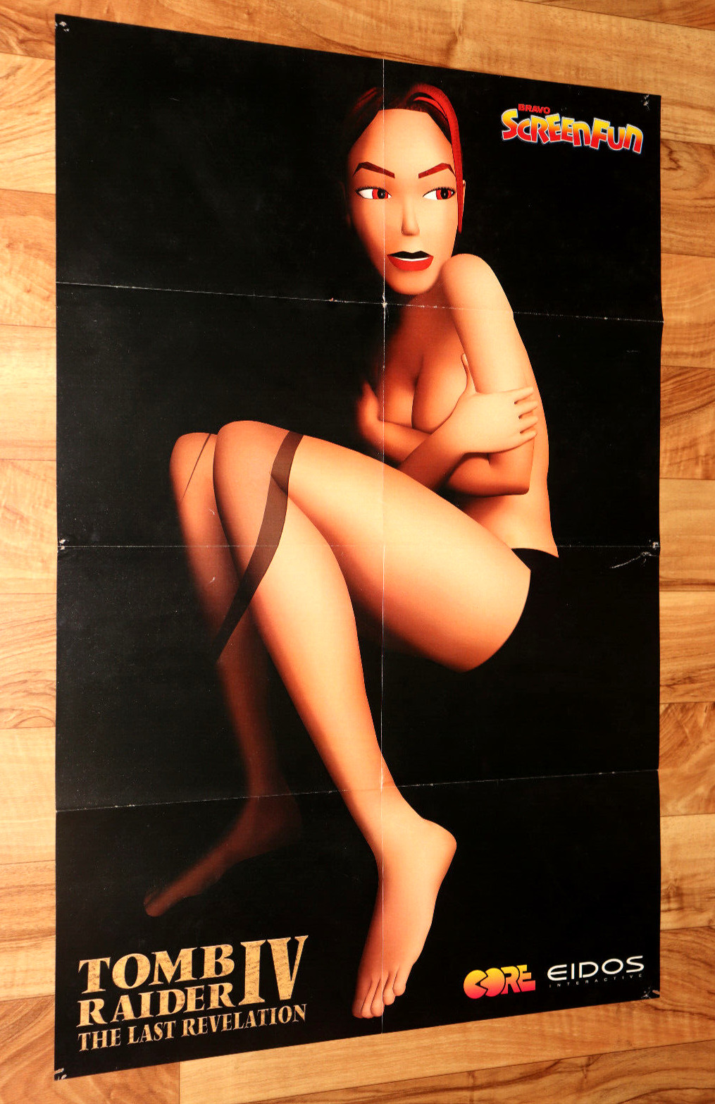 Tomb Raider IV 4 The Last Revelation / South Park PS1 Dreamcast Vintage Poster.