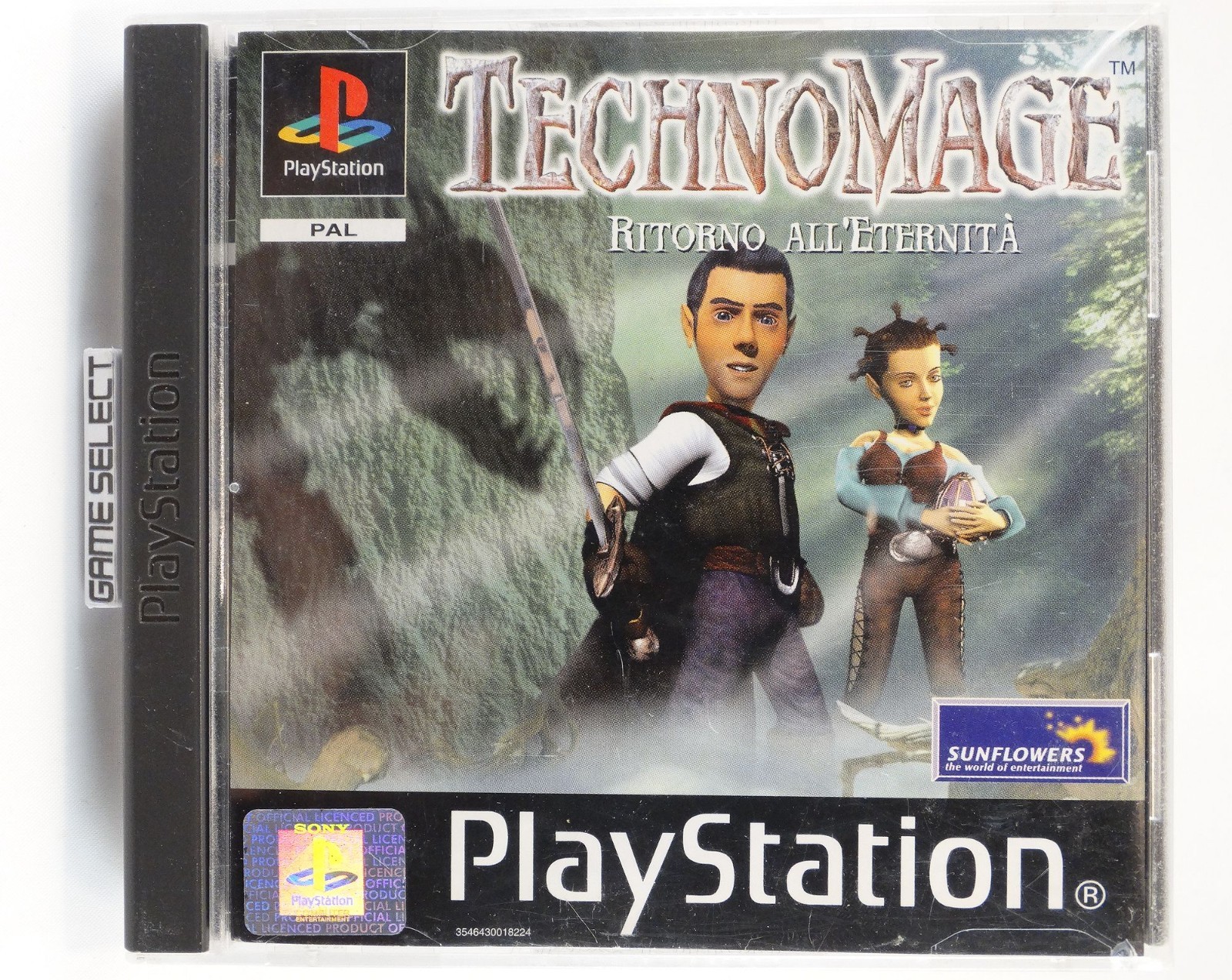 Technomage Return Outdoor Eternity playstation 1 ps1 ps2 ps3 pal - Complete
