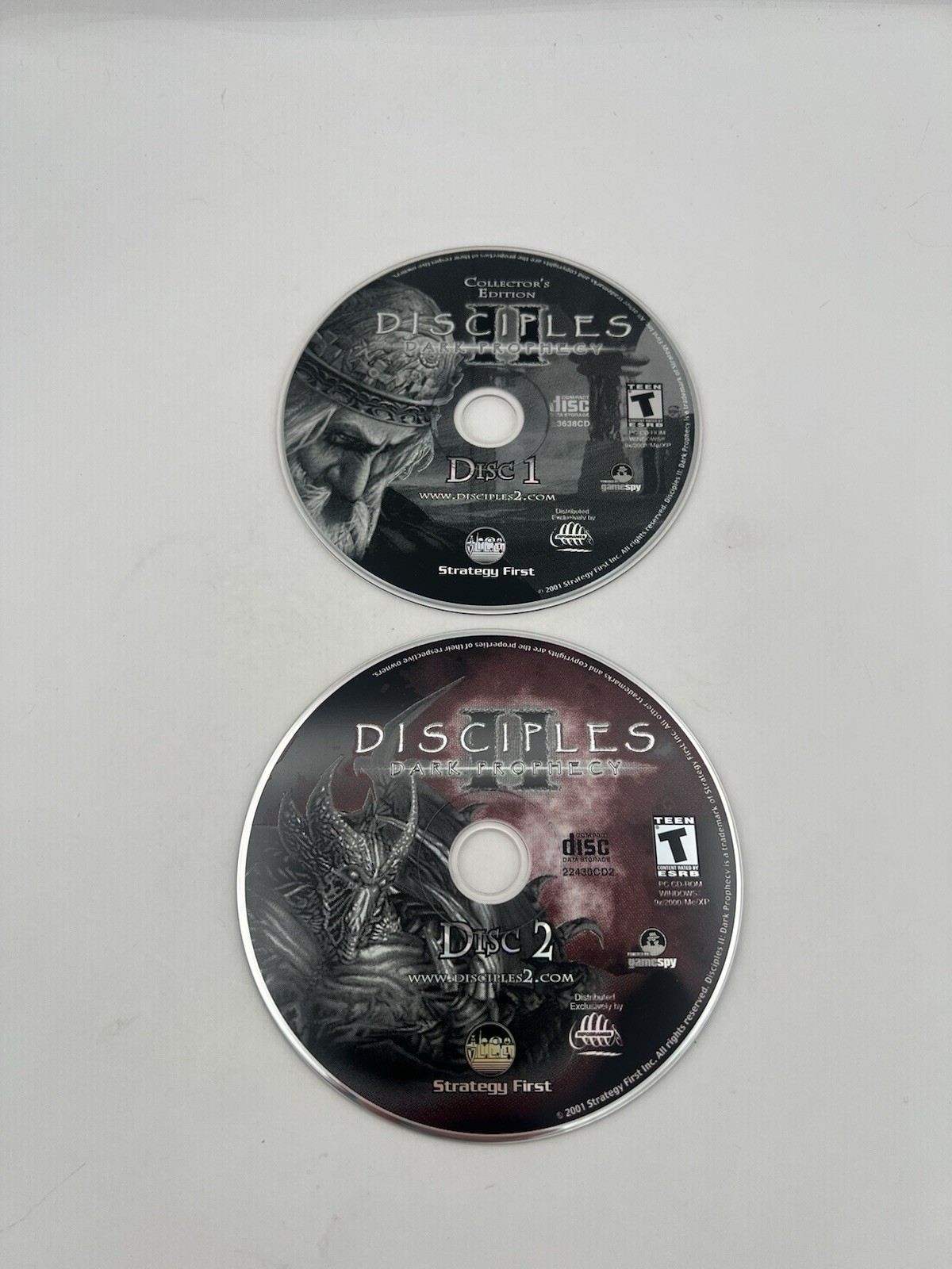 Disciples II: Dark Prophecy PC Windows Game Original Copy 2 Discs