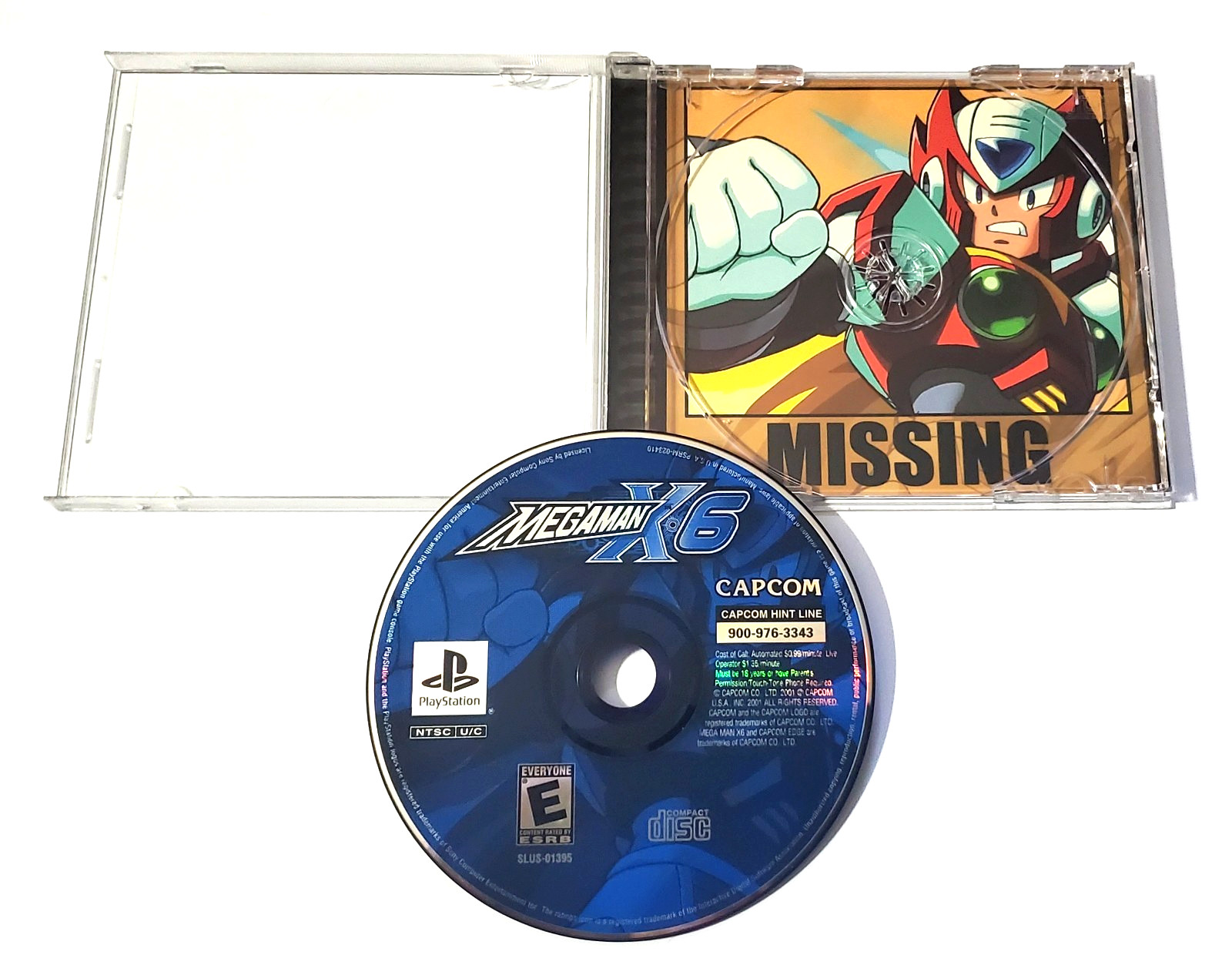 Mega Man X6 - PlayStation 1 PSX - No Manual - Mint Disc