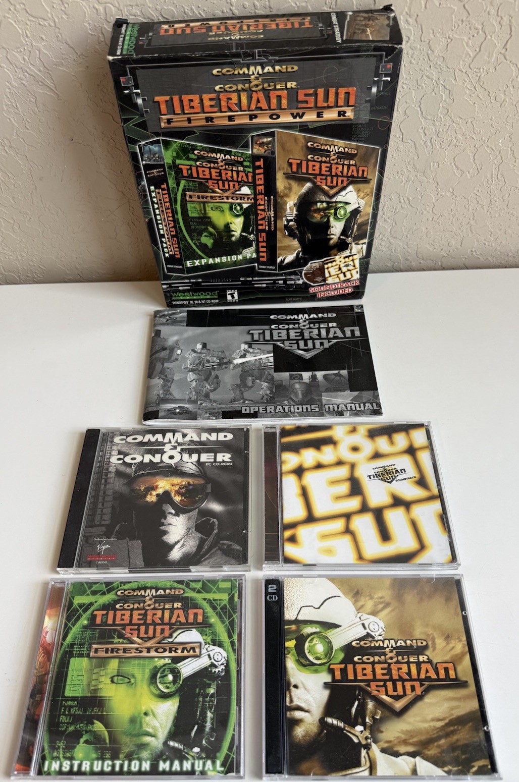 C&C Tiberian Sun Firepower (PC) – Big Box Game – W/ Soundtrack