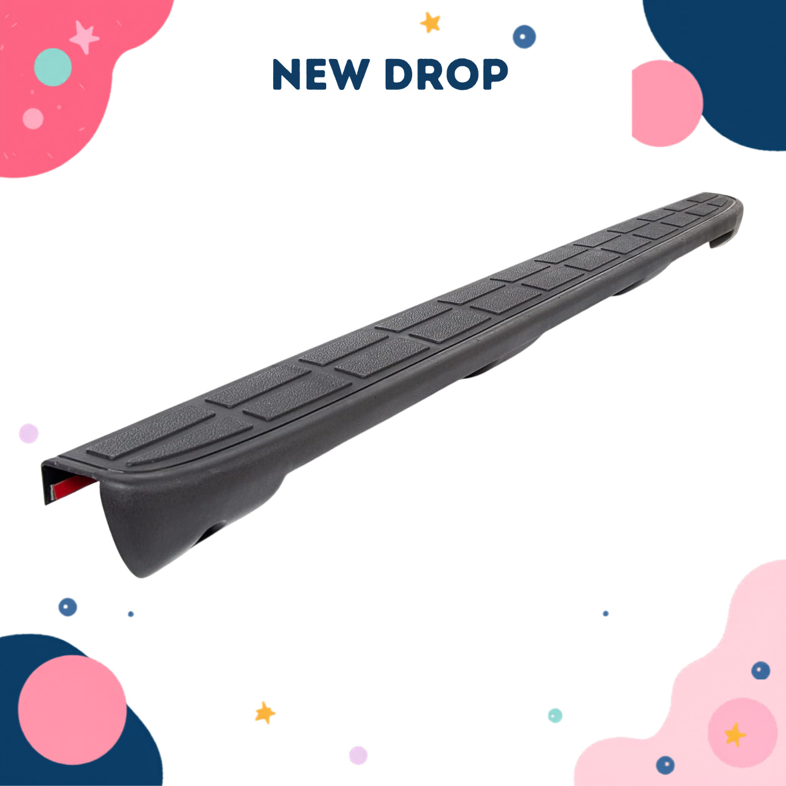 NEW Tailgate Spoiler Cap Cover for Chevy Silverado GMC Sierra 1999-2007 Black