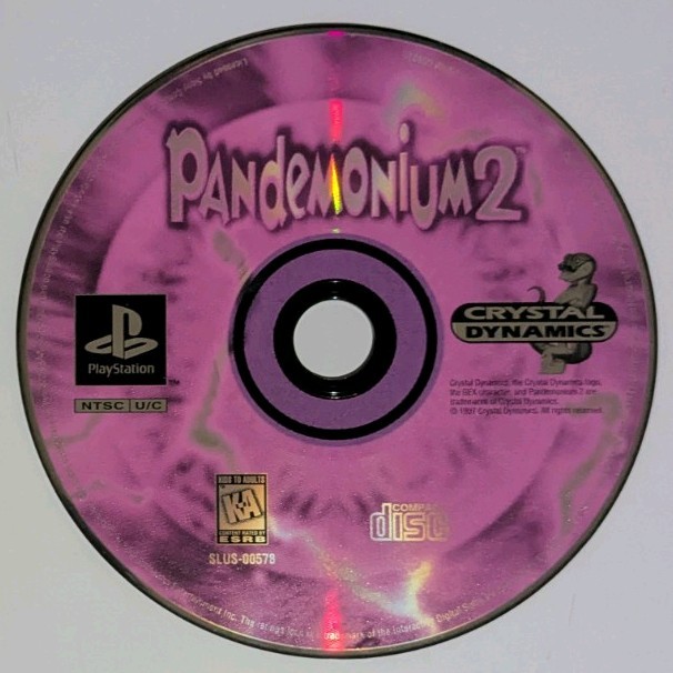 Pandemonium 2 (Sony PlayStation 1 PS1, 1997) Disc Only *TESTED*