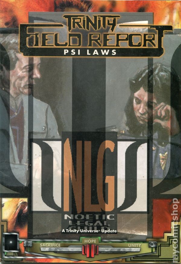Trinity Field Report: Psi Laws A Trinity Universe Update #1 VG 1998 Stock Image