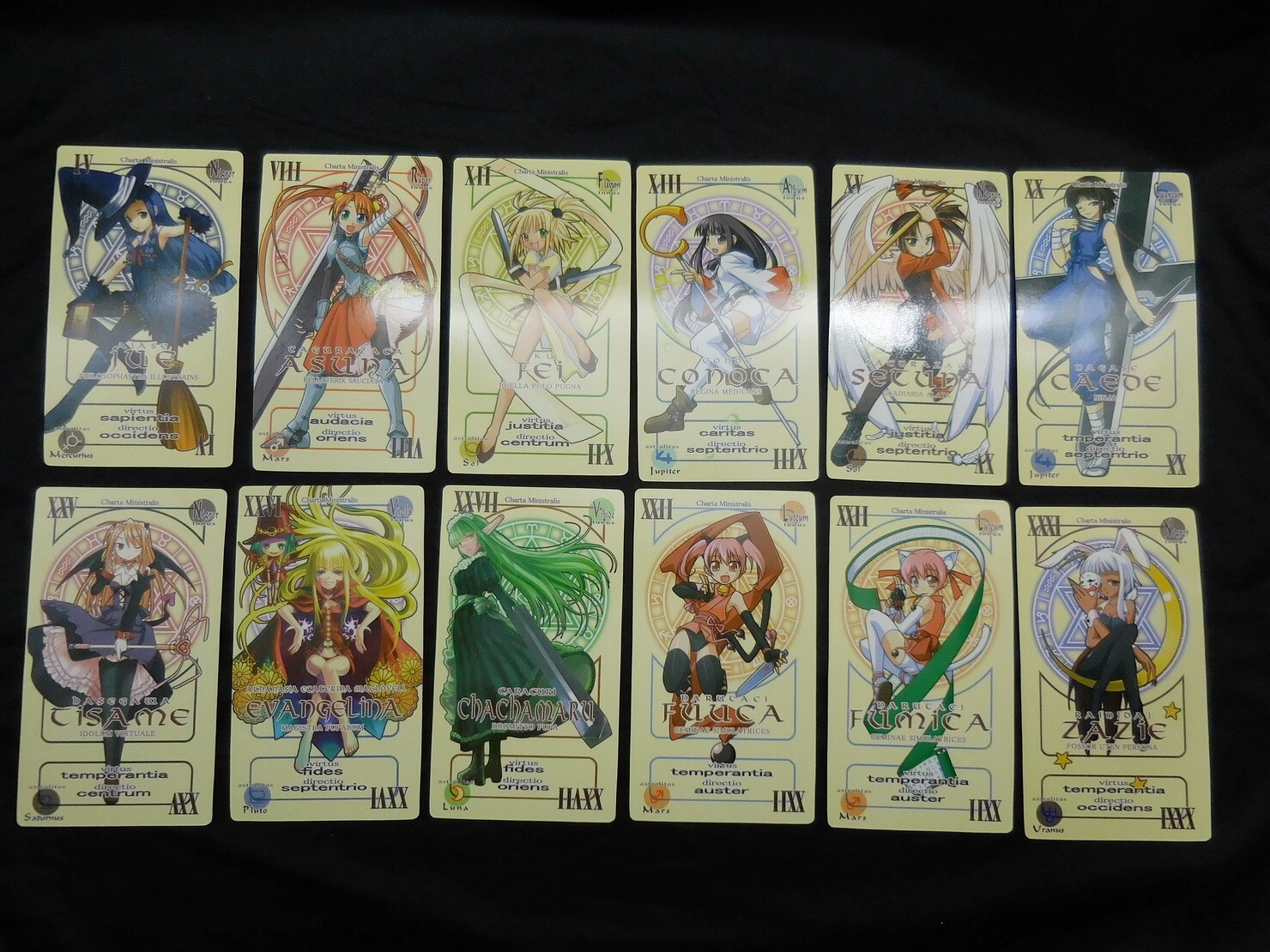 Negima Magister Negi Magi Pactio Card Set of 12 Doujinshi 2009 Circle