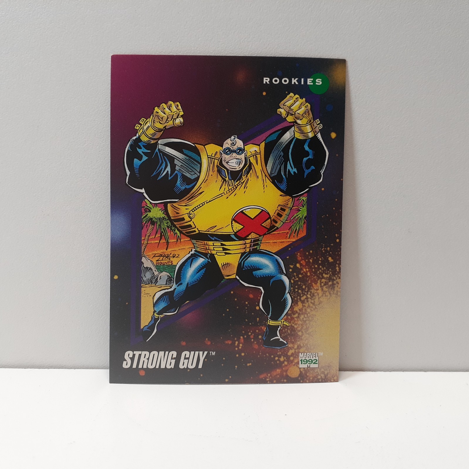 1992 Marvel Impel Strong Guy #145 Base Card Marvel