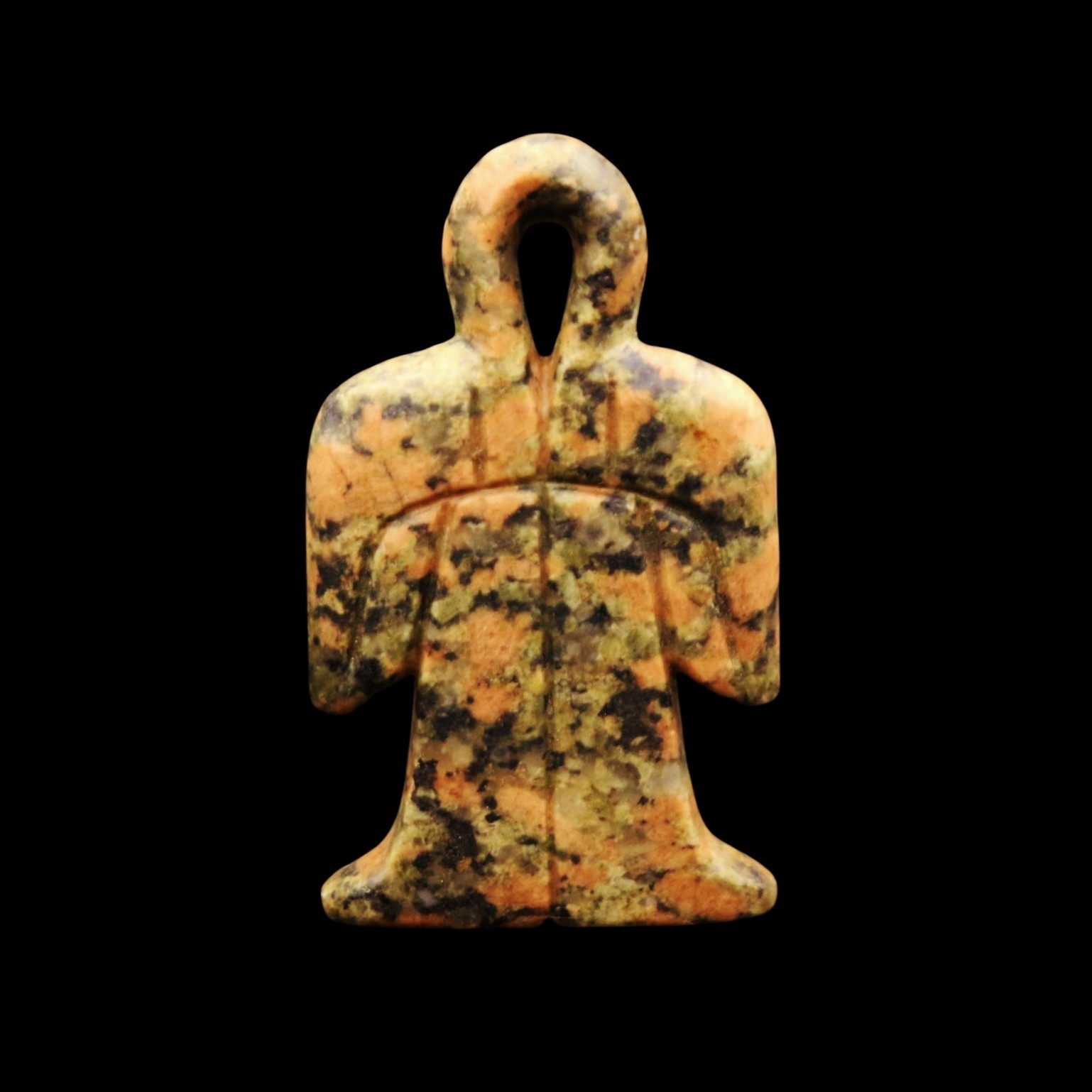 RARE Old Antique Stone Amulet of Ancient Egyptian Tyet Symbol 