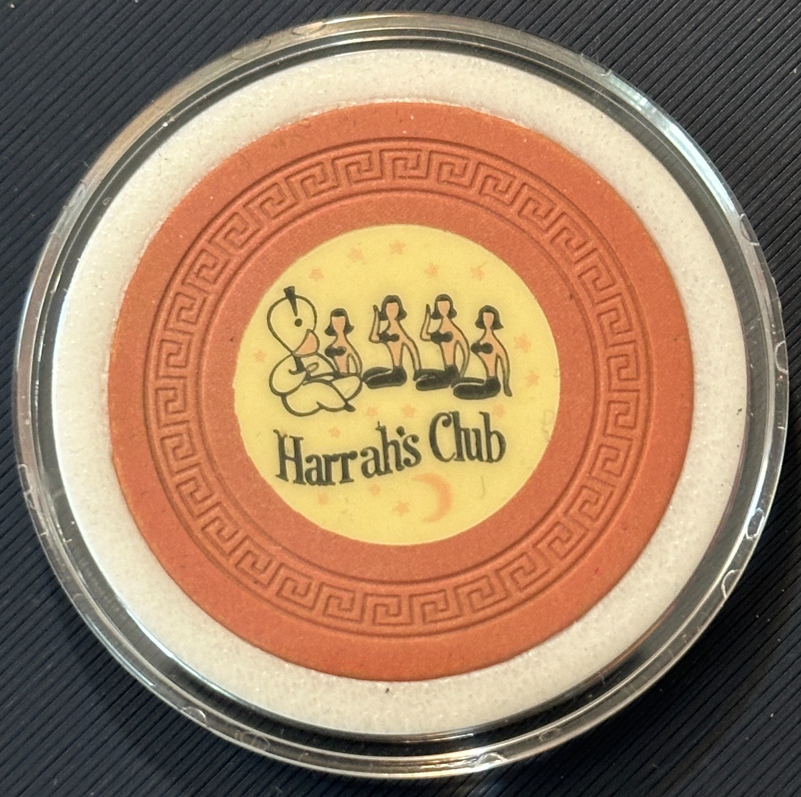 Roulette Harrah\'s Club Sultan and Harem Casino Chip Reno NV Obsolete