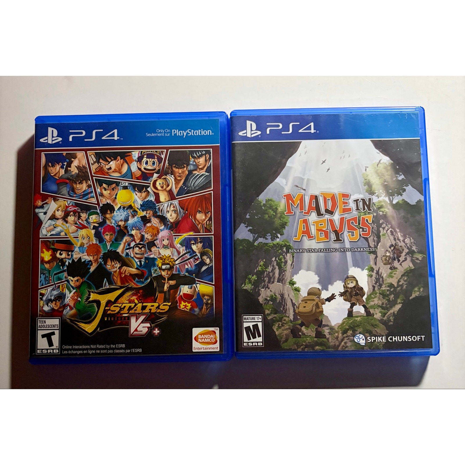 PS4 PlayStation 4 Bundle Lot Works Great🔥Nice J-Stars Made in Abyss