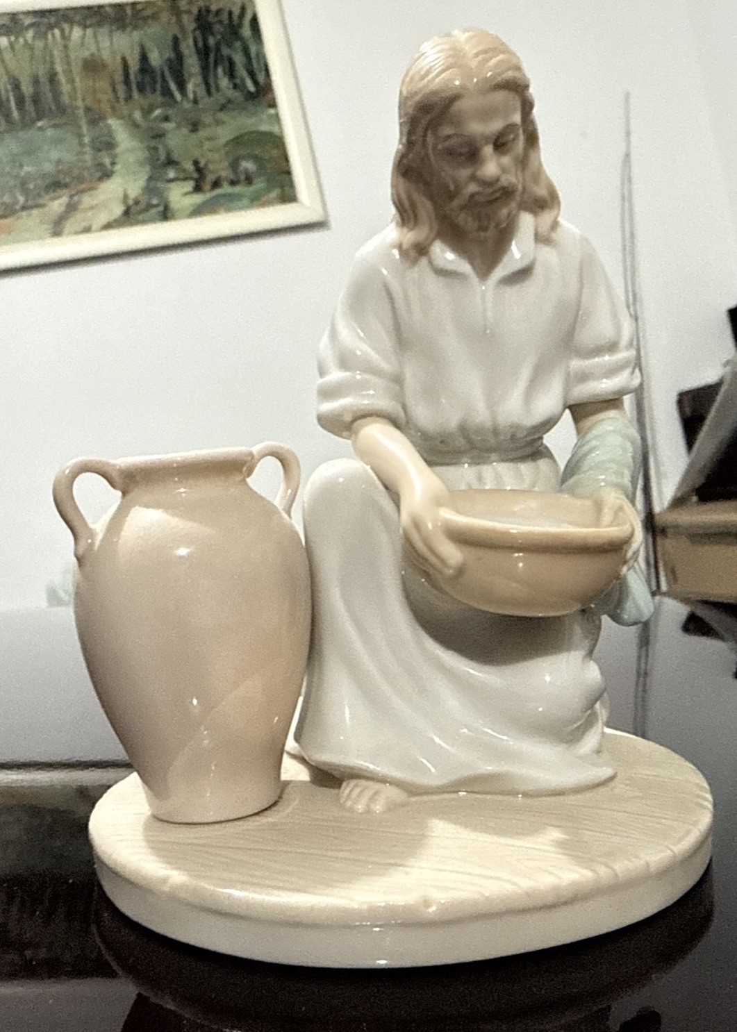 The Valencia Collection Jesus Washing Feet Of Disciples Excellent Condition