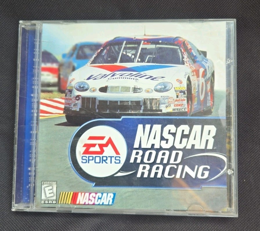 1999 EA Sports NASCAR Road Racing CD-ROM Windows 95 & 98 Pre-owned No Box 